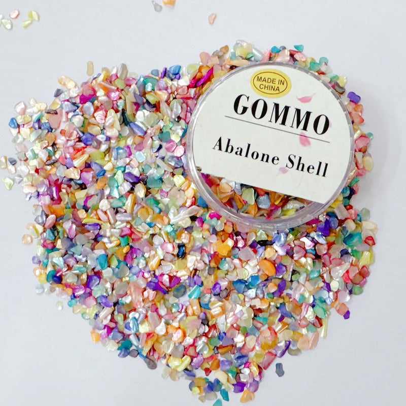 OMMO Mother of Pearl Crushed Flake 2oz Shell Inlay Supplies for Woodcrafts,Luthiers and Hobbies (Multi, Small) - Image 1